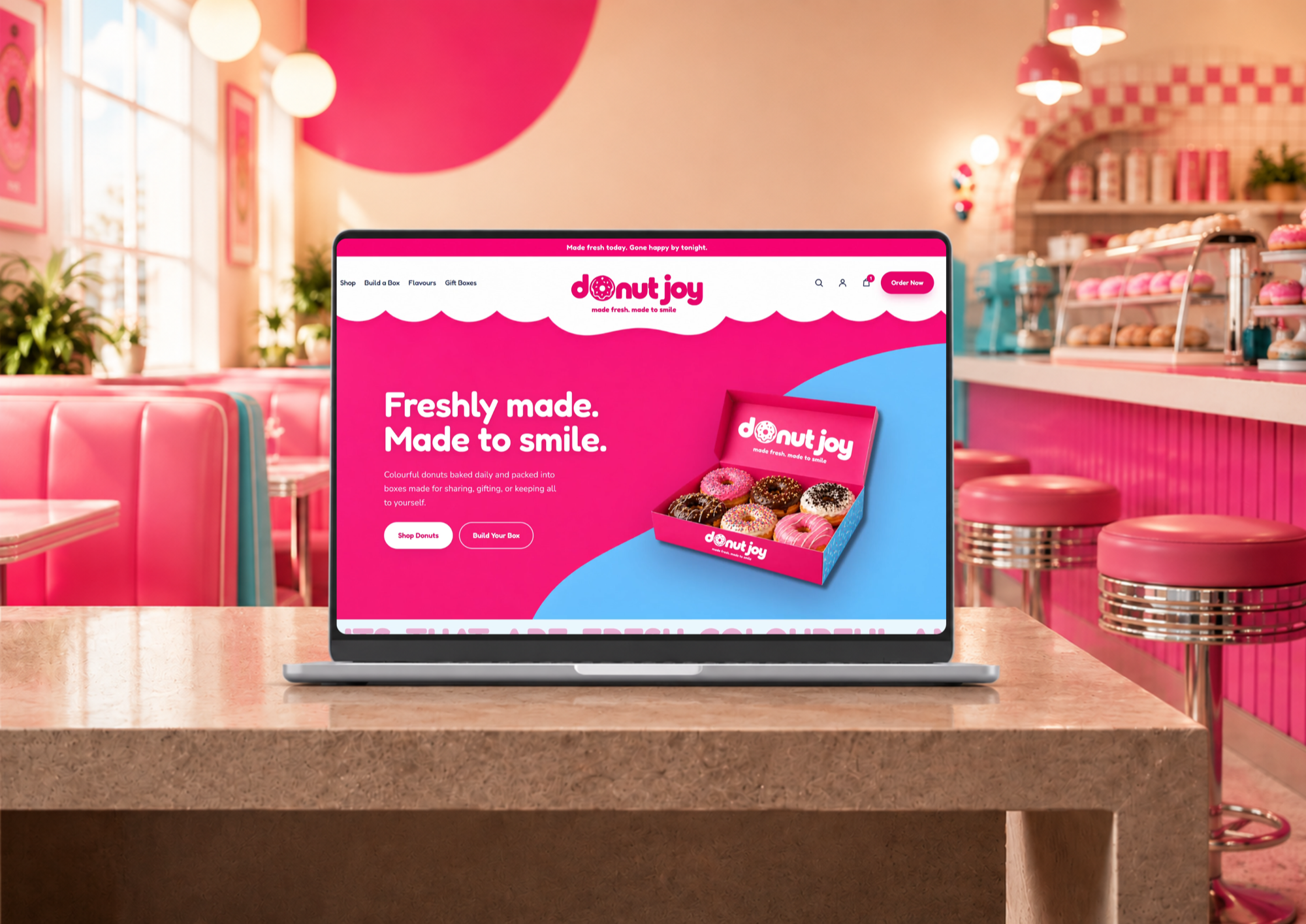 Създадохме цялостна идентичност и дигитално присъствие за Donut Joy